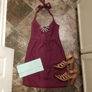 J Crew halter dress size 8